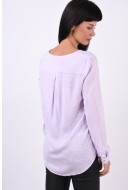 Camasa Dama Vila Vipaya V-Neck Lilac /White Dots